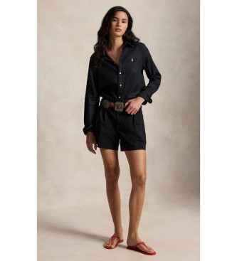 Polo Ralph Lauren Camisa de lino Classic Fit negro