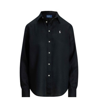 Polo Ralph Lauren Camisa de lino Classic Fit negro