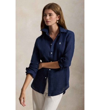 Polo Ralph Lauren Chemise en lin Classic Fit marine
