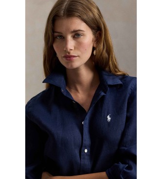 Polo Ralph Lauren Chemise en lin Classic Fit marine