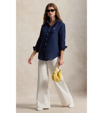 Polo Ralph Lauren Chemise en lin Classic Fit marine