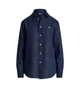 Polo Ralph Lauren Chemise en lin Classic Fit marine