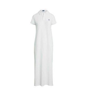 Polo Ralph Lauren Vestido tipo polo de piqu� de algod�n blanco