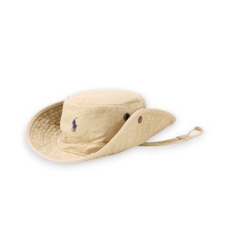 Polo Ralph Lauren Chapeau de pêcheur avec écusson beige