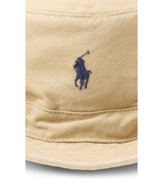 Polo Ralph Lauren Chapeau de pêcheur avec écusson beige