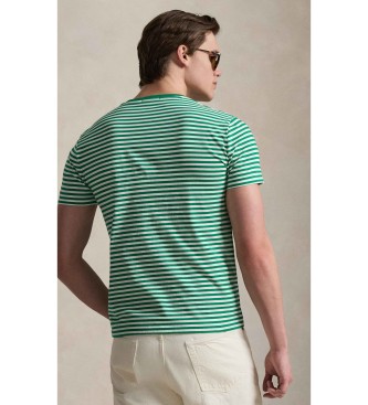 Polo Ralph Lauren T-shirt z dzianiny Slim Fit w kolorze zielonym