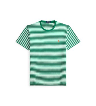 Polo Ralph Lauren T-shirt z dzianiny Slim Fit w kolorze zielonym
