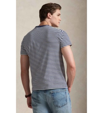 Polo Ralph Lauren Marinblå Custom Slim Fit-tröja i trikå