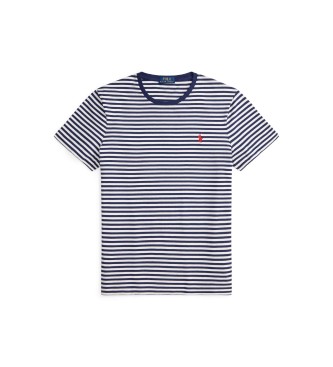 Polo Ralph Lauren Marinblå Custom Slim Fit-tröja i trikå