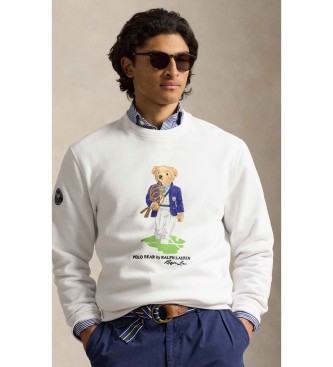 Polo Ralph Lauren Sudadera Wimbledon con Polo Bear Relaxed blanco