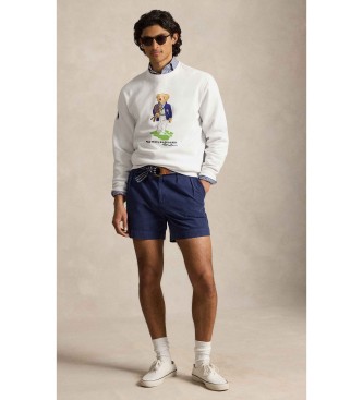 Polo Ralph Lauren Sudadera Wimbledon con Polo Bear Relaxed blanco