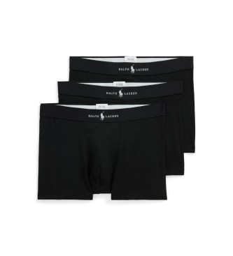 Polo Ralph Lauren Conjunto de 3 boxers cl�ssicos em algod�o preto