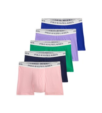 Polo Ralph Lauren Komplet 5 klasičnih bokseric iz večbarvnega raztegljivega bombaža