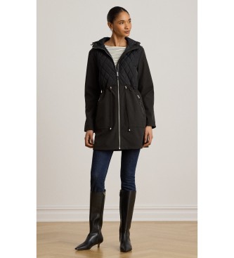 Lauren Ralph Lauren Damen Steppmantel mit Kapuze schwarz