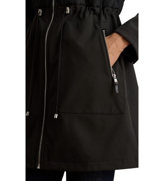 Lauren Ralph Lauren Damen Steppmantel mit Kapuze schwarz