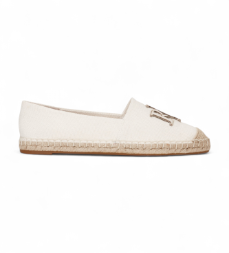 Polo Ralph Lauren Cameryn III espadrillos i vitt l�der och canvas