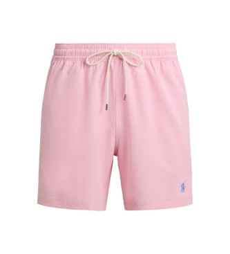 Polo Ralph Lauren Fato de banho Traveler Bermudas 14,5 cm cor-de-rosa claro