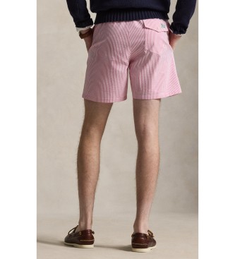 Polo Ralph Lauren Fato de banho bermudas Traveler 14,5 cm cor-de-rosa