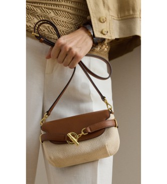 Lauren Ralph Lauren Blaike petit sac transversal en toile marron