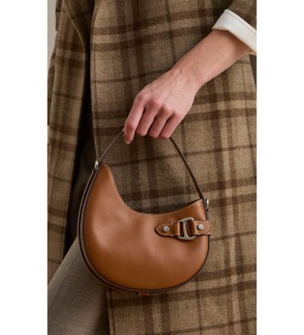 Lauren Ralph Lauren Tasha petit sac à bandoulière en cuir marron