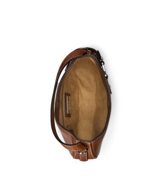 Lauren Ralph Lauren Tasha petit sac à bandoulière en cuir marron