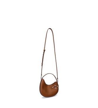 Lauren Ralph Lauren Tasha petit sac à bandoulière en cuir marron