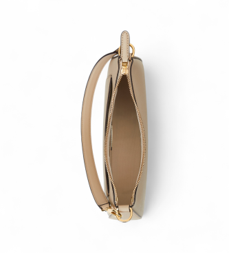 Lauren Ralph Lauren Saco m�dio transversal Danni em pele taupe