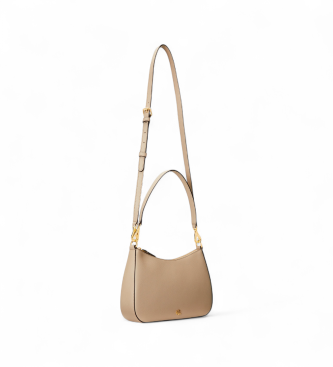 Lauren Ralph Lauren Saco m�dio transversal Danni em pele taupe