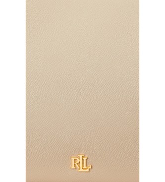 Lauren Ralph Lauren Saco m�dio transversal Danni em pele taupe