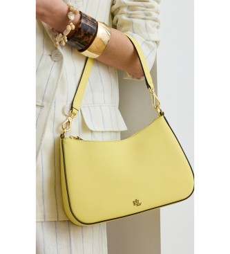 Lauren Ralph Lauren Danni medium cross body l�derv�ska gul