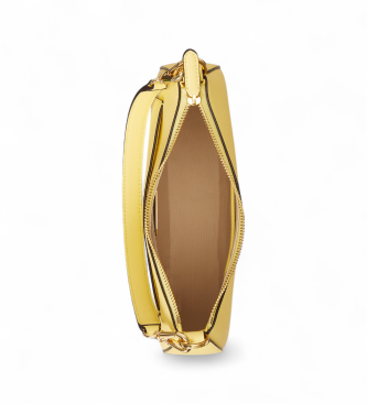 Lauren Ralph Lauren Danni medium cross body l�derv�ska gul