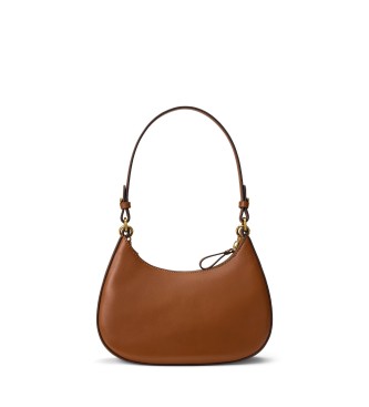 Lauren Ralph Lauren Sac à bandoulière moyen Marcy en cuir marron