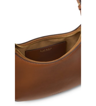 Lauren Ralph Lauren Sac à bandoulière moyen Marcy en cuir marron