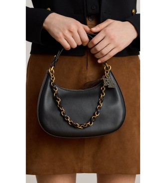 Lauren Ralph Lauren Sac à bandoulière moyen en cuir Marcy noir