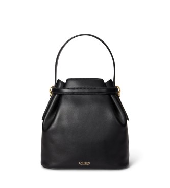 Lauren Ralph Lauren Sacoche moyenne Blaike en cuir noir