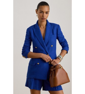 Lauren Ralph Lauren Sacoche Blaike en cuir marron moyen