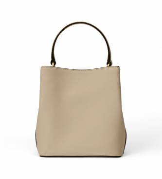 Lauren Ralph Lauren Reese mała skórzana torba cross body taupe