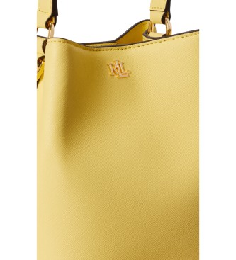 Lauren Ralph Lauren Bolso saco Reese peque�o de piel cruzada amarillo