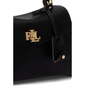 Lauren Ralph Lauren Farrah kleine nappalederen tas zwart
