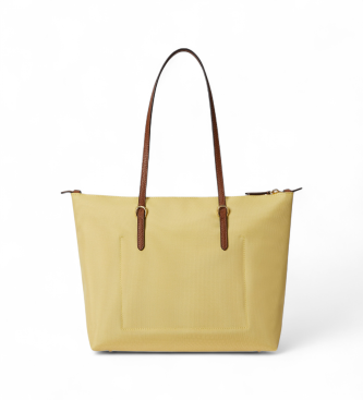 Lauren Ralph Lauren Keaton medium nylon tygv�ska i gul nylon