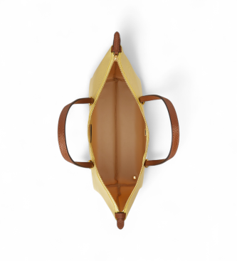 Lauren Ralph Lauren Keaton medium nylon tygv�ska i gul nylon