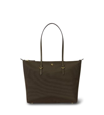 Lauren Ralph Lauren Sac fourre-tout moyen Keaton en nylon vert
