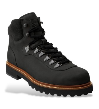 Polo Ralph Lauren Zwarte leren Alpine bergschoenen
