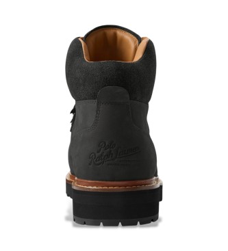Polo Ralph Lauren Zwarte leren Alpine bergschoenen