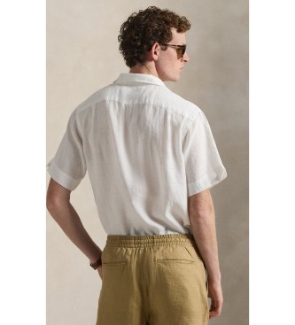Polo Ralph Lauren Camisa de lino Classic Fit blanco