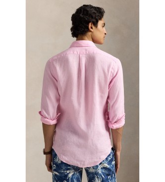 Polo Ralph Lauren Camicia in lino rosa su misura