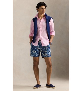 Polo Ralph Lauren Camicia in lino rosa su misura