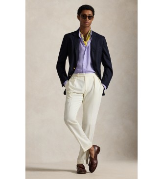 Polo Ralph Lauren Camisa de lino Custom Fit lila