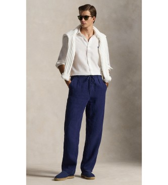 Polo Ralph Lauren Custom Fit Linen Shirt white