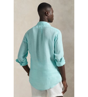 Polo Ralph Lauren Chemise en lin sur mesure Turquoise